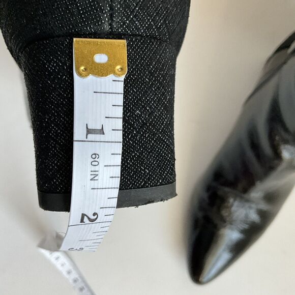 Aquatalia Boots Women Size 6.5M Black Point-toe Patent Leather Ankle Bootie - Picture 8 of 11